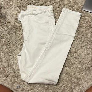 Perfect condition white skinny jeans